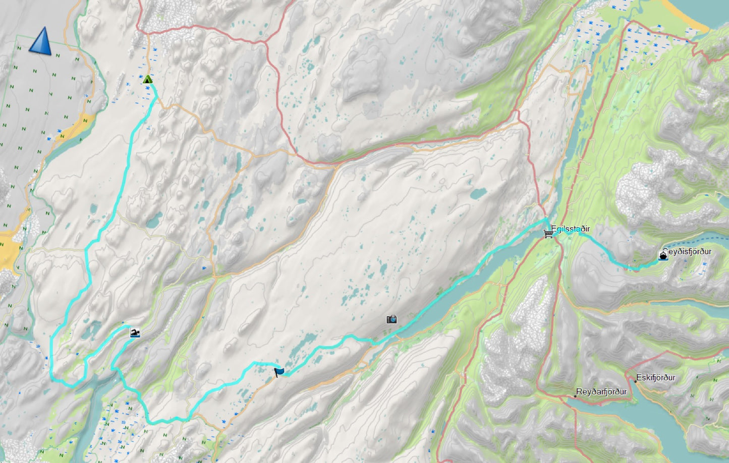 FREE Iceland GPX File - First Trails / Offroad with the Adventurebike
